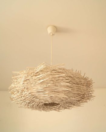 Φωτιστικό χειροποίητο ρατταν φυσικό διαμέτρου 65 cm