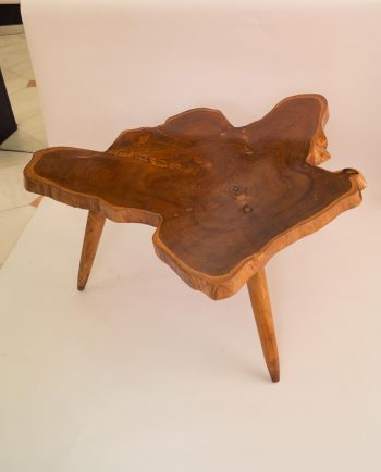 Τραπέζι ξύλο Τικ ύψος 48 cm