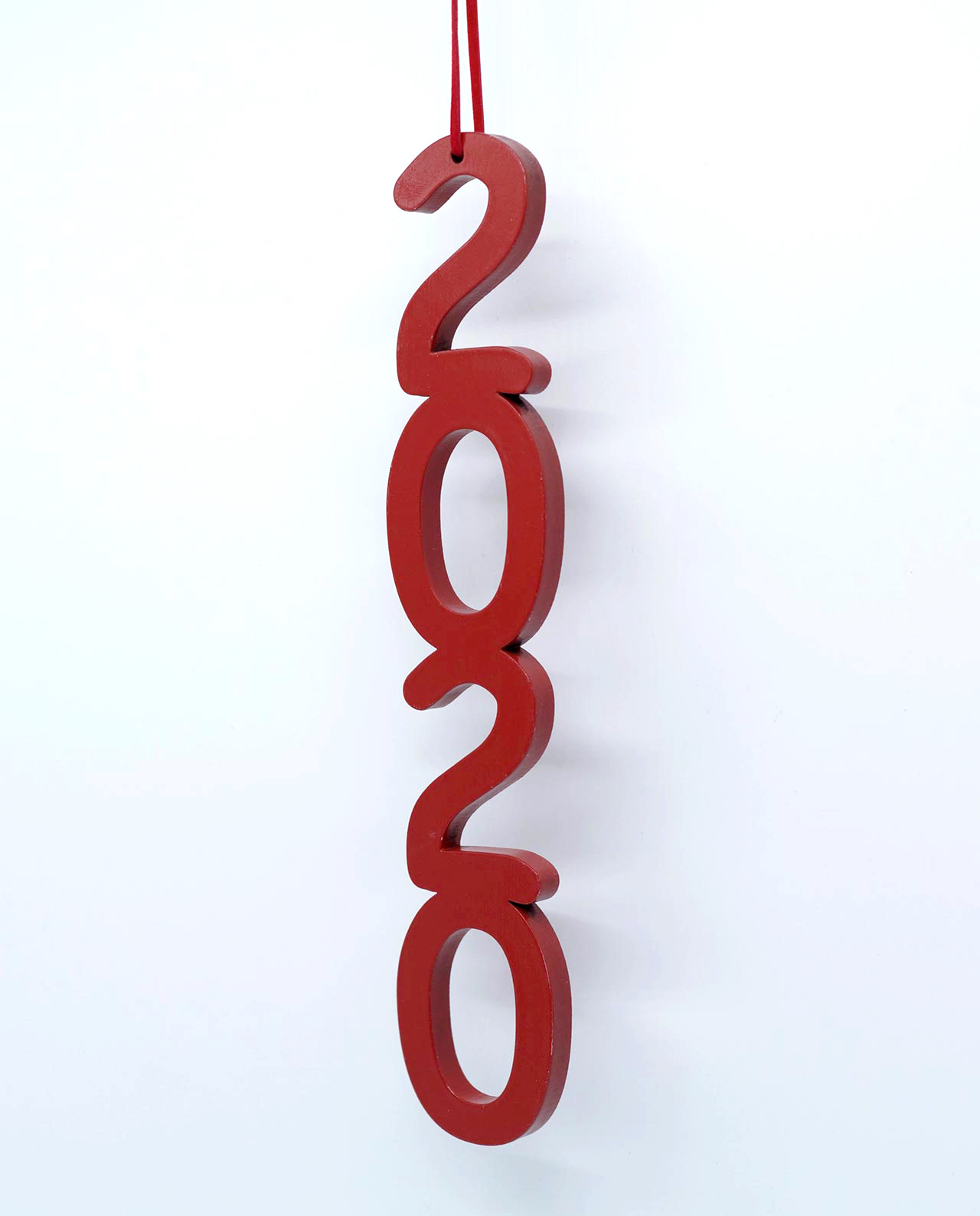 Lucky charm 2020 wooden red
