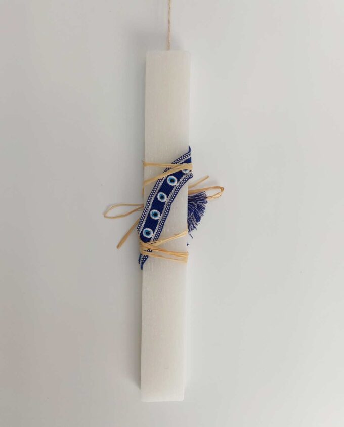 Easter Aromatic Candle Blue Bracelet Evil Eyes