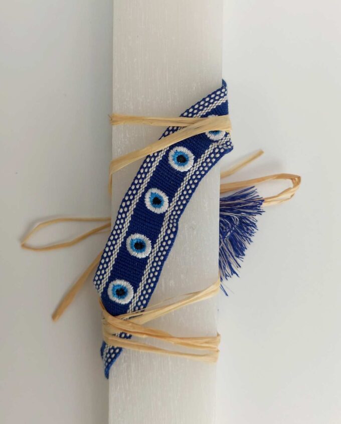 Easter Aromatic Candle Blue Bracelet Evil Eyes