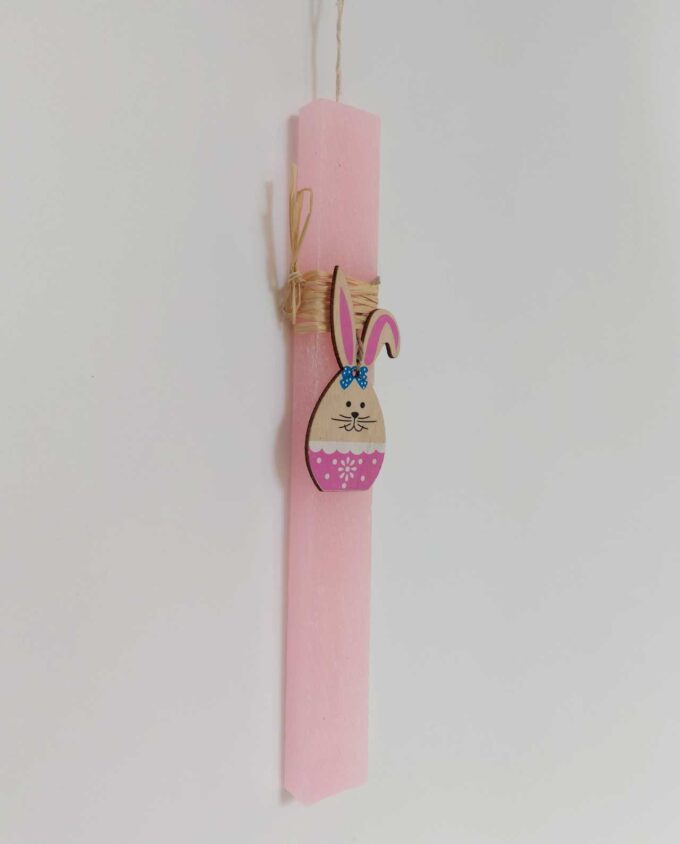 Easter Aromatic Wooden Pink Bunny