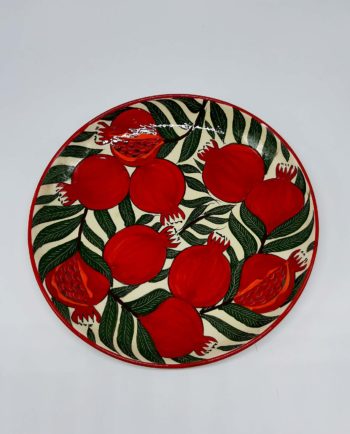 Plate ceramic “Pomegranates” diameter 32 cm