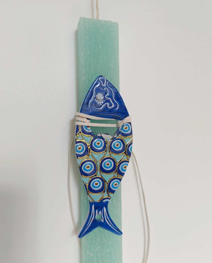 Easter Aromatic Candle Fish Magnet Evil Eye