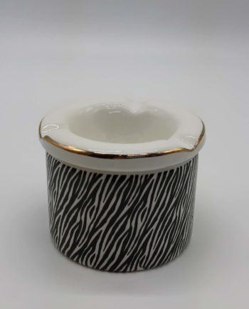 Ashtray ceramic “Zebra I” diameter 10 cm