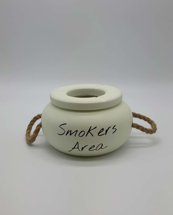 Τασάκι “Smokers Area” διαμέτρου 20 cm