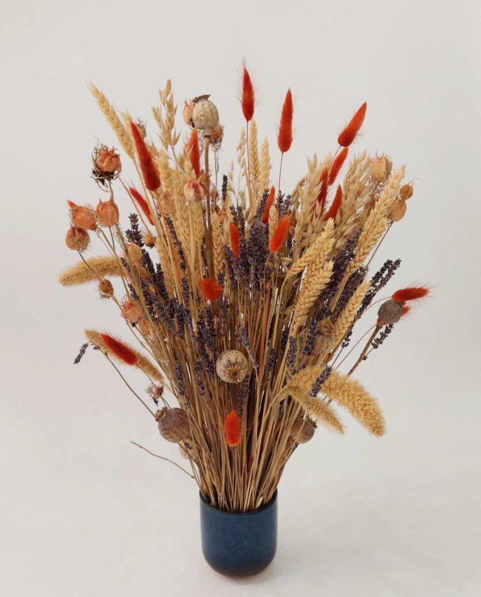 Dried Flowers Arrangement Lavender & Wheat h. 60 cm