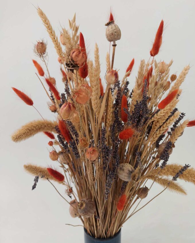 Dried Flowers Arrangement Lavender & Wheat h. 60 cm