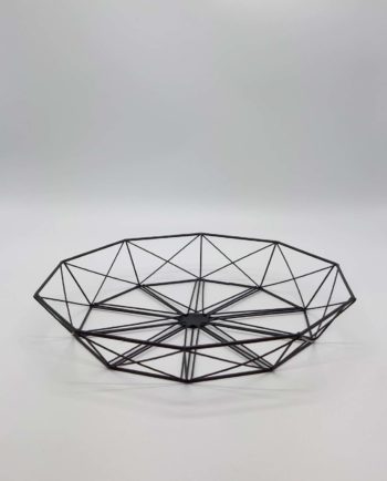 Tray metal "Geometry" diameter 33 cm