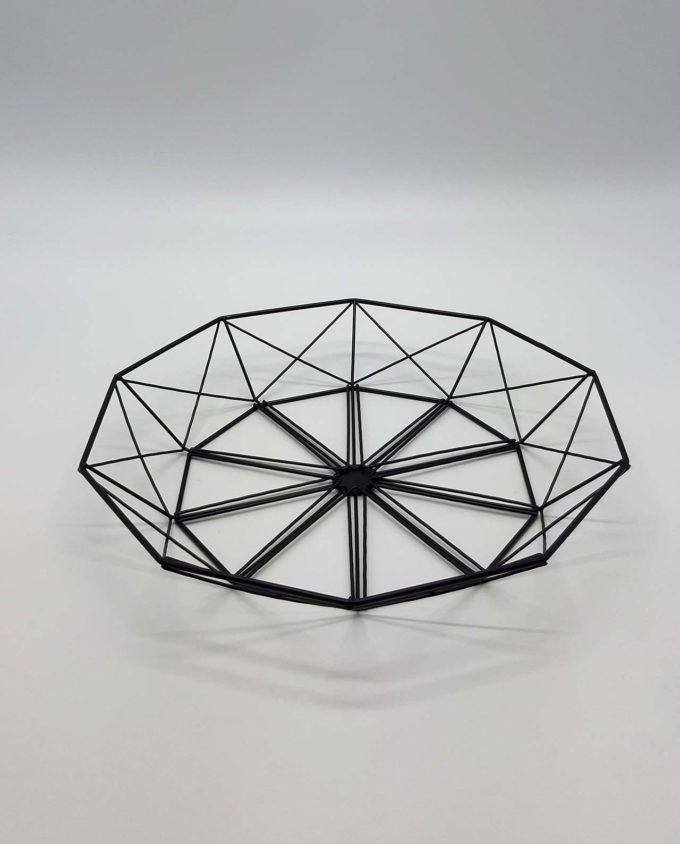 Πιατέλα μεταλλική “Geometry” διαμέτρου 38 cm