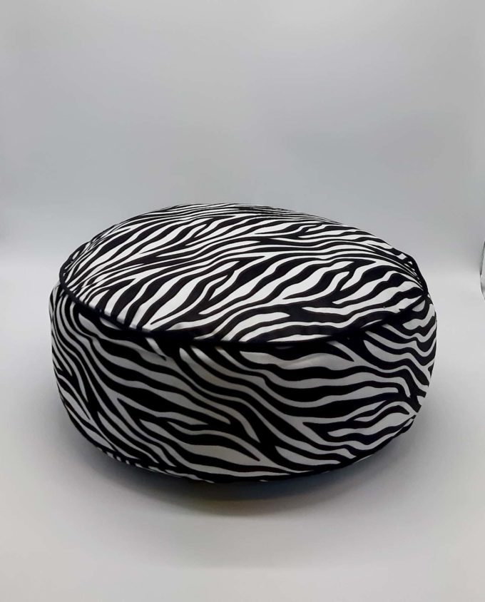 Πουφ “Zebra” διαμέτρου 45 cm