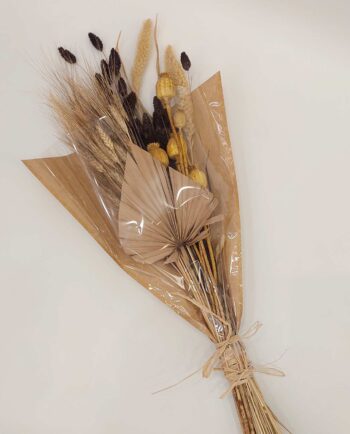 Bouquet Mix Dried Flowers Yellow Brown