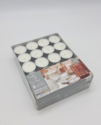 Tealight Box 40 pieces Burning Time 8 Hours