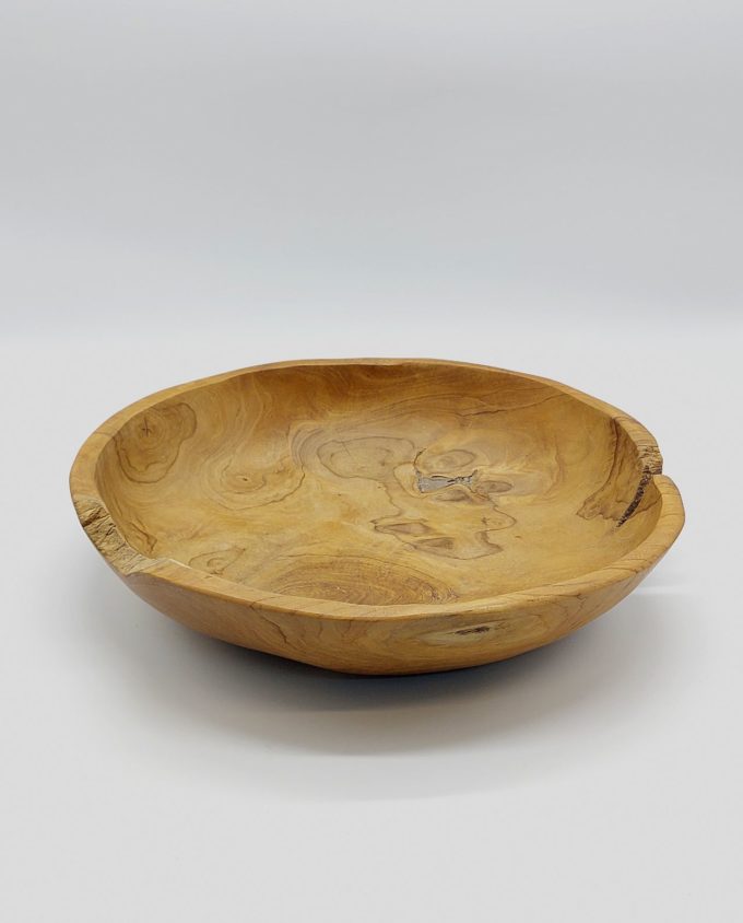 Bowl Teak Wood Diameter 40 cm