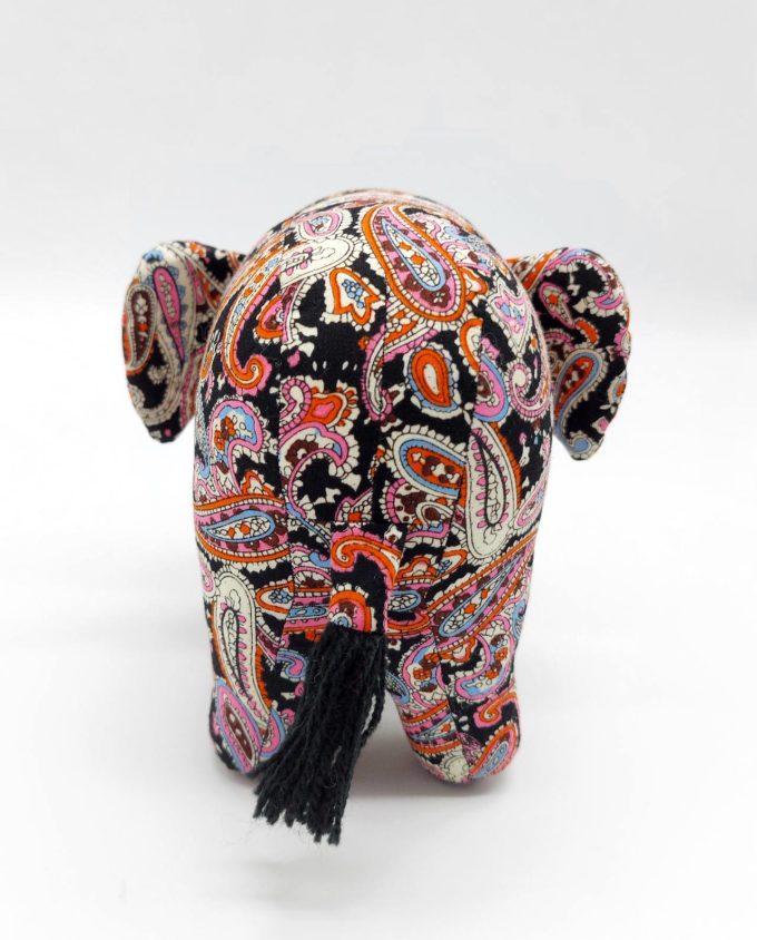 Elephant Batik Fabric Handmade Medium