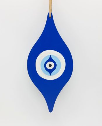 Evil eye "Baroque" wooden handmade length 25 cm