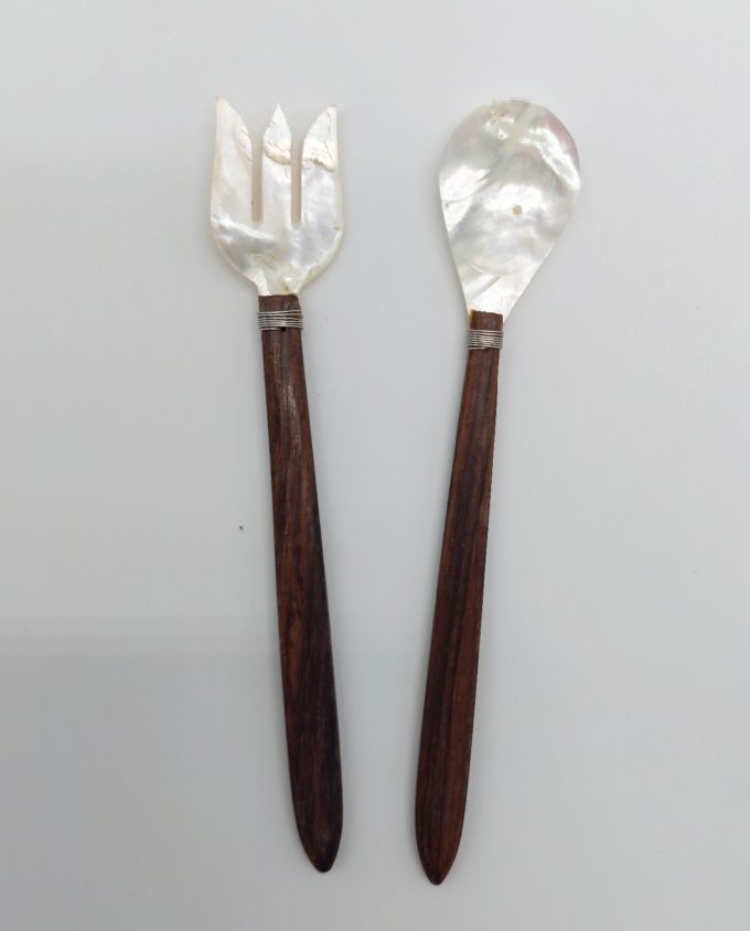 Spoon & Fork Mother of Pearl Set 2 pieces