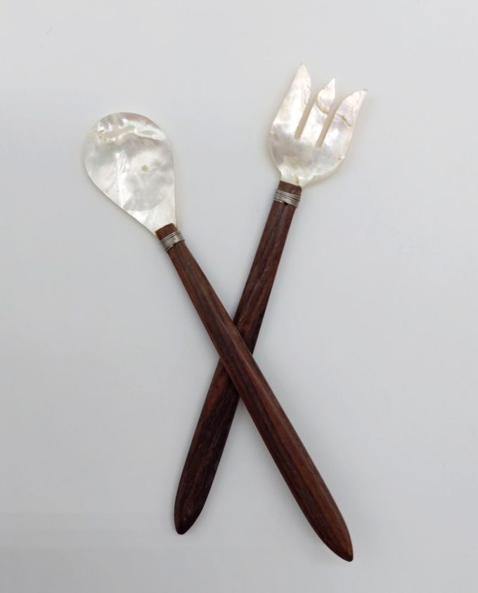 Spoon & Fork Mother of Pearl Set 2 pieces