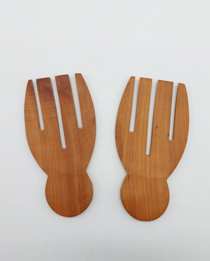 Forks Wooden "Hands" Set of 2 pieces