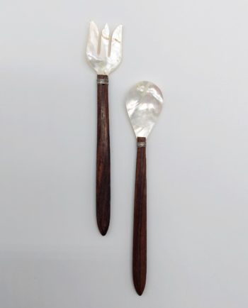 Spoon & Fork Mother of Pearl Set 2 pieces