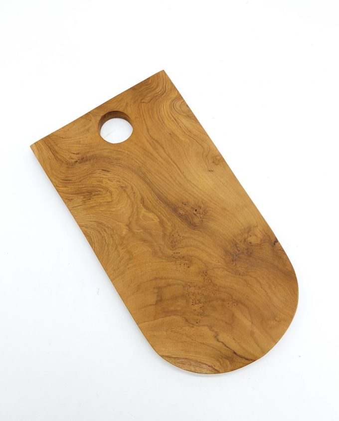 Teak Wood Cutting Board Length 32 cm