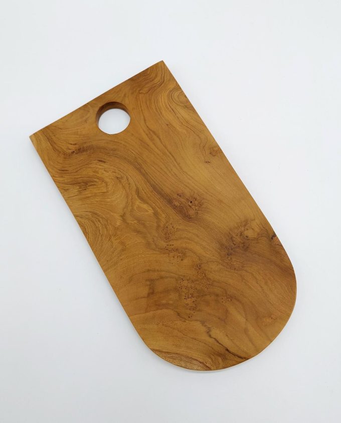 Teak Wood Cutting Board Length 32 cm