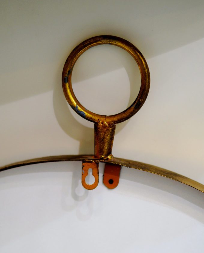 Mirror Gold Metal “Ring” Diameter 55 cm