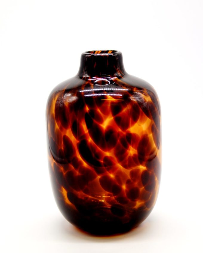 Vase Glass "Leopard" Height 25 cm