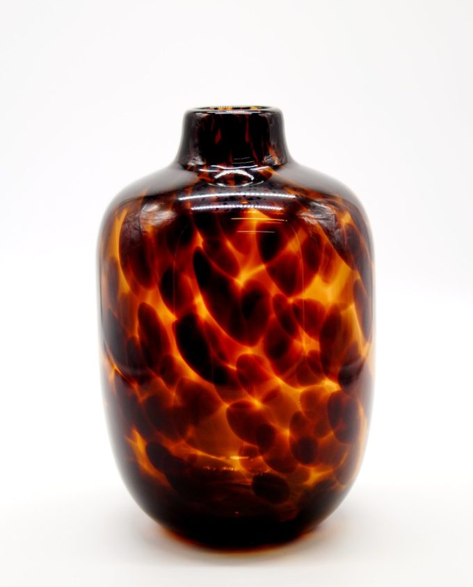 Vase Glass "Leopard" Height 25 cm