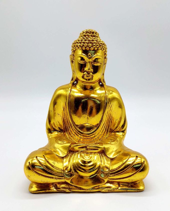Buddha Resin height 20cm gold
