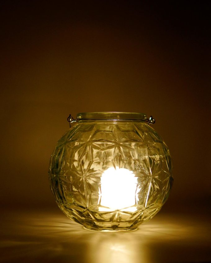 Lantern Sphere Glass Diameter 20 cm