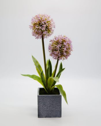 Artificial Flowers Lilac in Pot Height 45 cm
