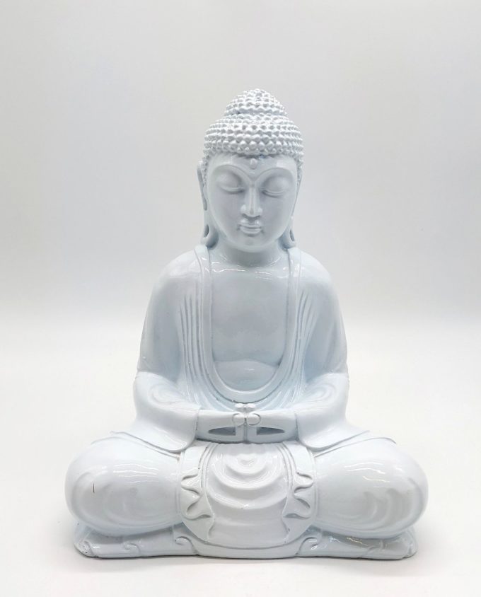 Buddha Resin height 30cm white