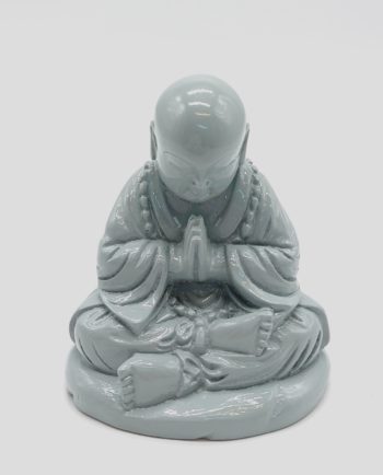 Monk Resin Height 10 cm grey