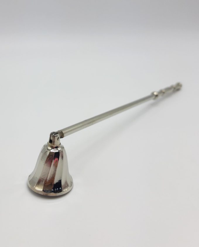 A timeless aluminum candle snuffer