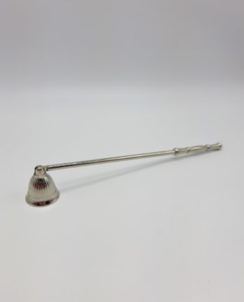 A timeless aluminum candle snuffer
