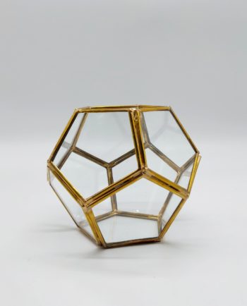 Lantern "Disco" Copper Handmade Diameter 12 cm