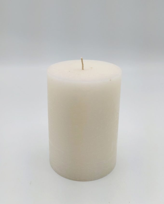 Candle White Pillar Aromatic Height 14 cm Diameter 10 cm