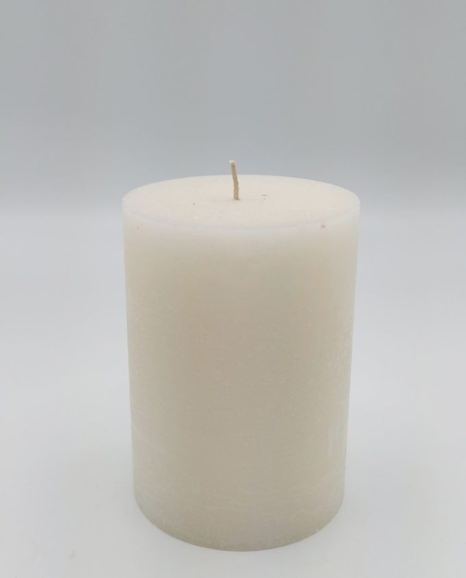 Candle White Pillar Aromatic Height 14 cm Diameter 10 cm