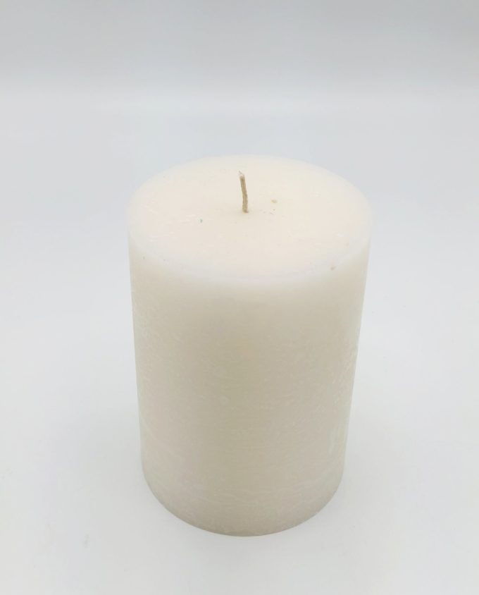 Candle White Pillar Aromatic Height 14 cm Diameter 10 cm