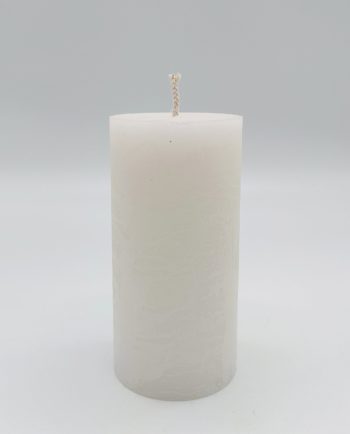 Candle White Pillar Aromatic Height 14 cm Diameter 7 cm