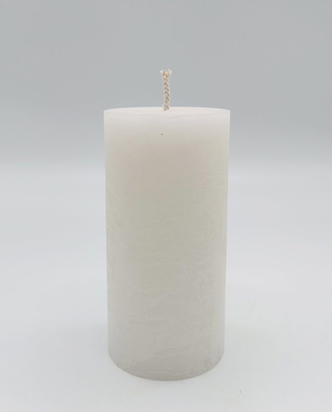 Candle White Pillar Aromatic Height 14 cm  Diameter 7 cm