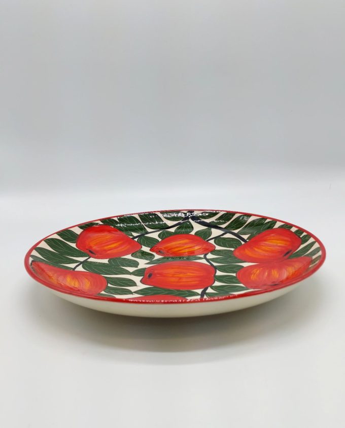 Plate Ceramic “Apples” Diameter 32 cm