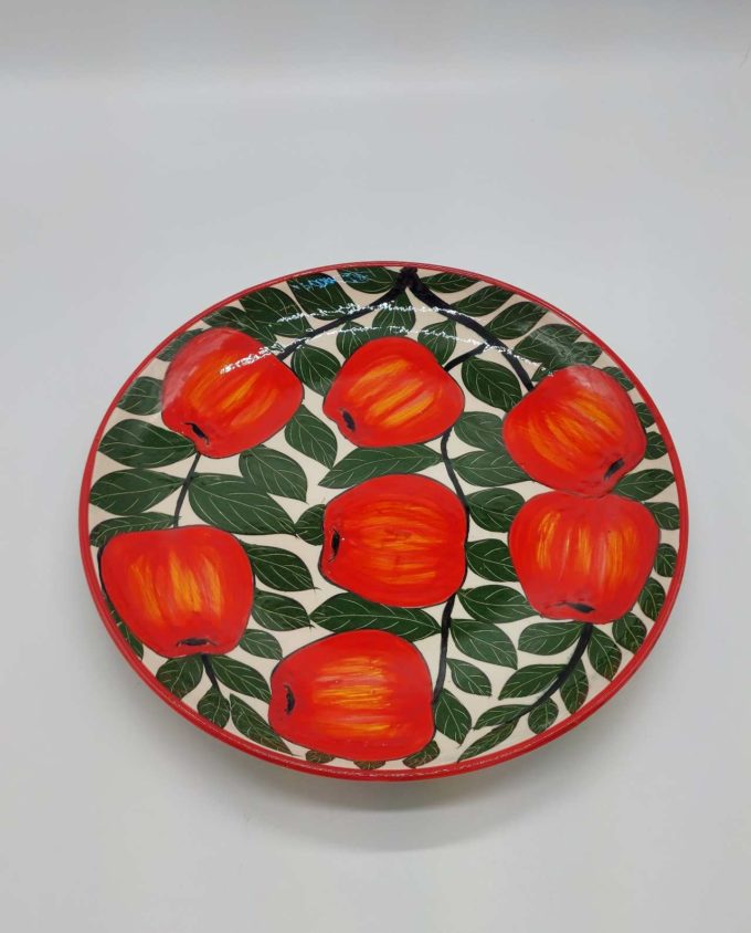Plate Ceramic “Apples” Diameter 32 cm