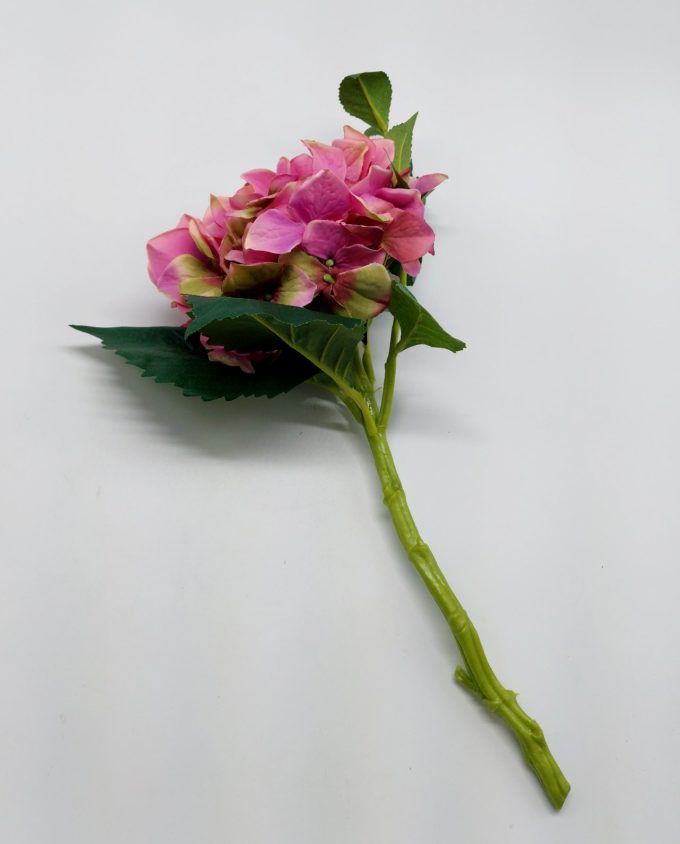 Hydrangea Pink Fabric Height 38 cm
