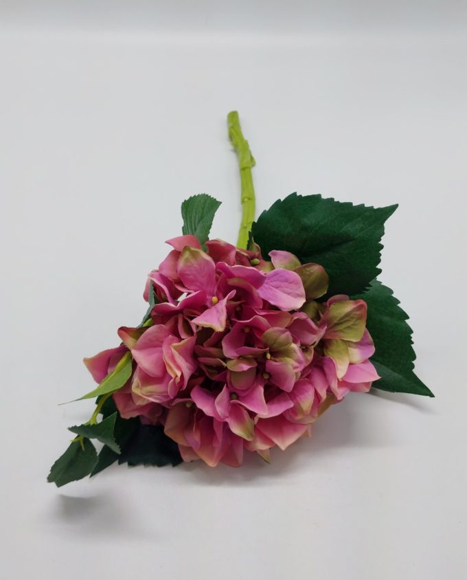 Hydrangea Pink Fabric Height 38 cm