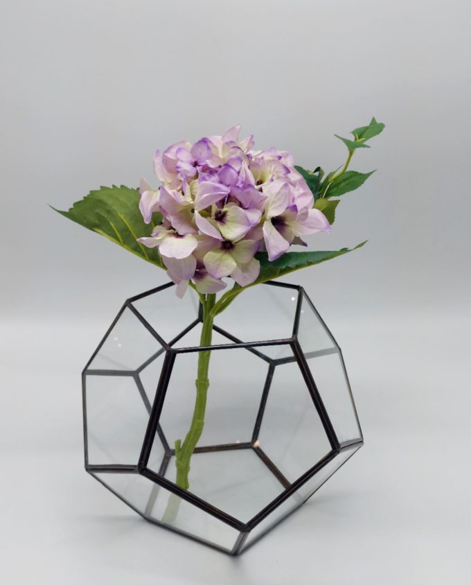 Hydrangea Lilac Fabric Height 38 cm