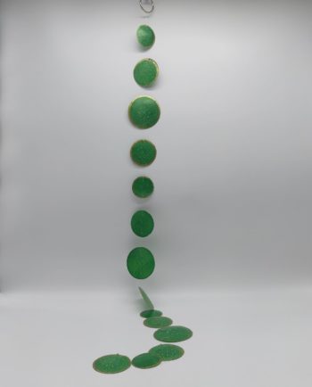 Garland Mother of Pearl Green Mandala