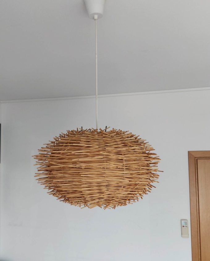 Hanging Lamp Rattan «Urchin» Diameter 50 cm