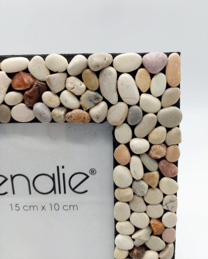 Picture Frame With Pebbles